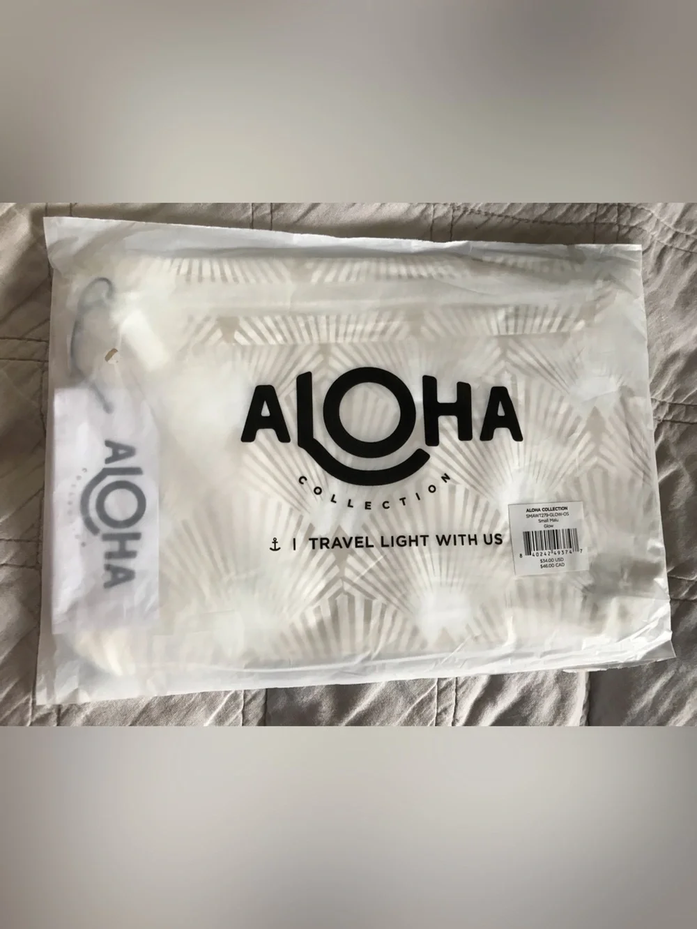 ALOHA Collection Small Malu Glow Discontinued Design Pouch